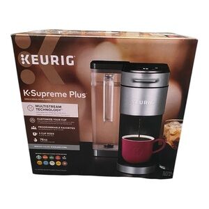 Keurig K-Supreme Plus Coffee Maker - Silver and Black
